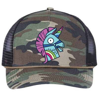 Llama Bash Smile Retro Rope Trucker Hat Cap