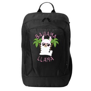 Llama Bahamas Souvenir Travel Vacation Bahamian Flag Nassau City Backpack