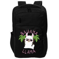 Llama Bahamas Souvenir Travel Vacation Bahamian Flag Nassau Impact Tech Backpack