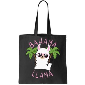 Llama Bahamas Souvenir Travel Vacation Bahamian Flag Nassau Tote Bag