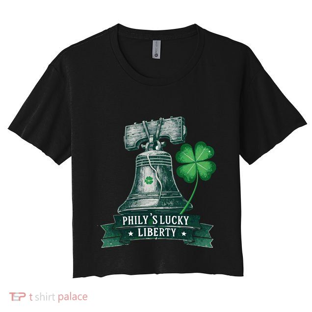 Liberty Bell Shamrock – Philadelphia Irish Pride Funny Gift Crop Top