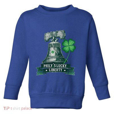 Liberty Bell Shamrock – Philadelphia Irish Pride Funny Gift Toddler Sweatshirt