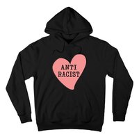 Love Blm Support Racial Equality Protest Heart Anti Racist Hoodie