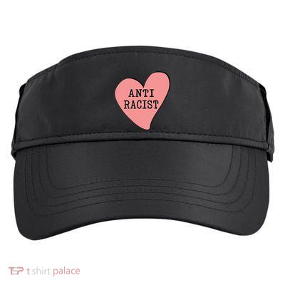 Love Blm Support Racial Equality Protest Heart Anti Racist Adult Drive Performance Visor