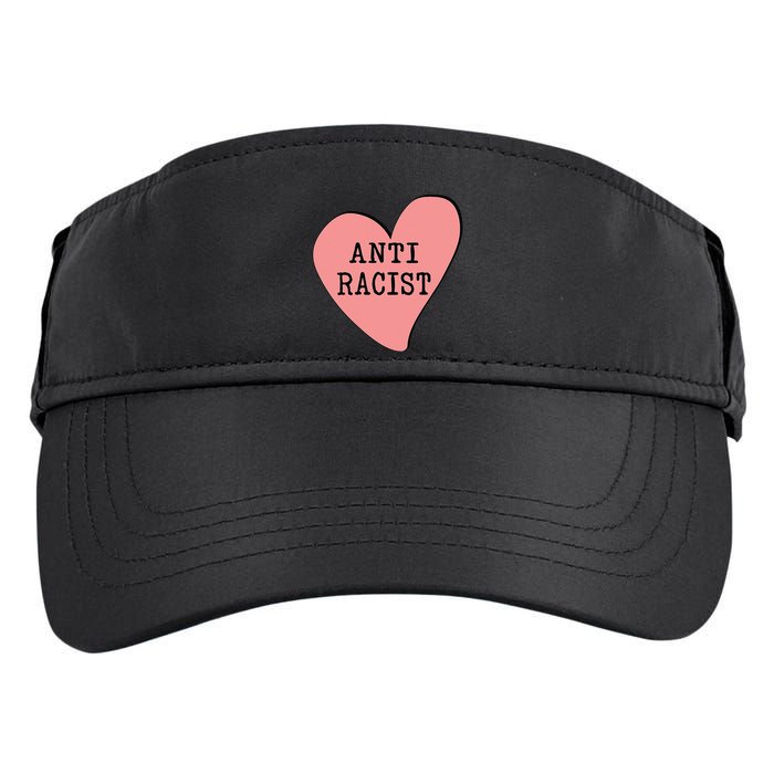 Love Blm Support Racial Equality Protest Heart Anti Racist Adult Drive Performance Visor