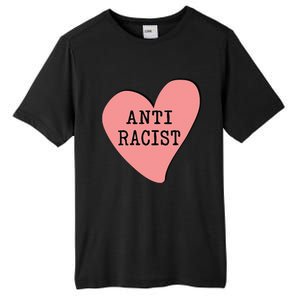 Love Blm Support Racial Equality Protest Heart Anti Racist Tall Fusion ChromaSoft Performance T-Shirt