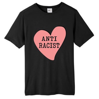 Love Blm Support Racial Equality Protest Heart Anti Racist Tall Fusion ChromaSoft Performance T-Shirt