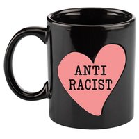 Love Blm Support Racial Equality Protest Heart Anti Racist 11oz C Handle Ceramic Mug