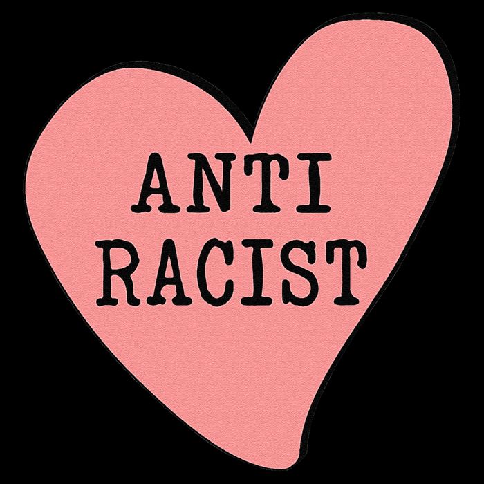 Love Blm Support Racial Equality Protest Heart Anti Racist 16 in Basic Backpack