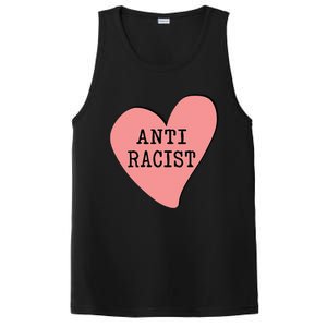 Love Blm Support Racial Equality Protest Heart Anti Racist PosiCharge Competitor Tank