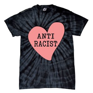 Love Blm Support Racial Equality Protest Heart Anti Racist Tie-Dye T-Shirt