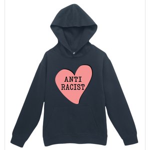 Love Blm Support Racial Equality Protest Heart Anti Racist Urban Pullover Hoodie