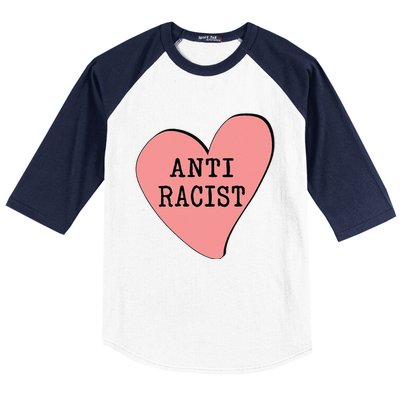 Love Blm Support Racial Equality Protest Heart Anti Racist Baseball Sleeve Shirt