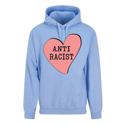 Love Blm Support Racial Equality Protest Heart Anti Racist Unisex Surf Hoodie