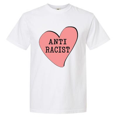 Love Blm Support Racial Equality Protest Heart Anti Racist Garment-Dyed Heavyweight T-Shirt