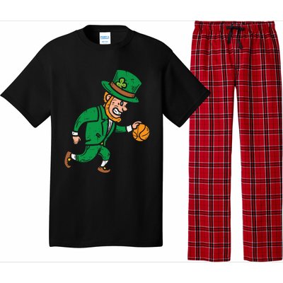 Leprechaun Basketball St Patricks Day Sport Gift Pajama Set