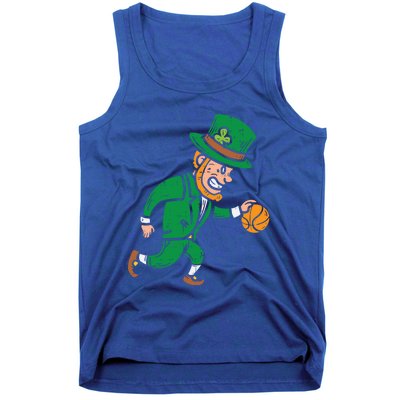 Leprechaun Basketball St Patricks Day Sport Gift Tank Top