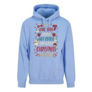 Let's Bake Stuff Hot Cocoa Watch Christmas Movies Gift Great Gift Unisex Surf Hoodie