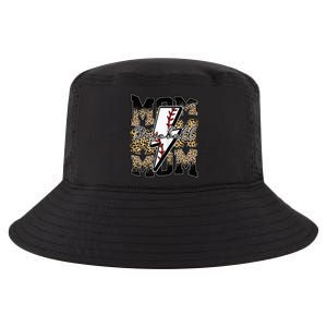 Leopard Baseball Softball Lightning Mom Retro Mother's Day Cool Comfort Performance Bucket Hat