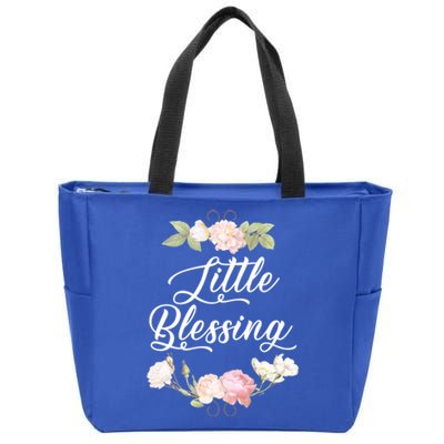 Little Blessing Son Daughter Newborn Family Gift Zip Tote Bag