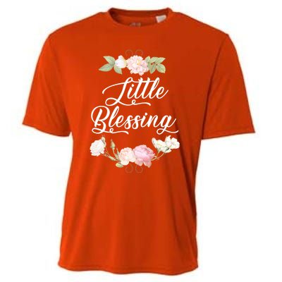 Little Blessing Son Daughter Newborn Family Gift Cooling Performance Crew T-Shirt