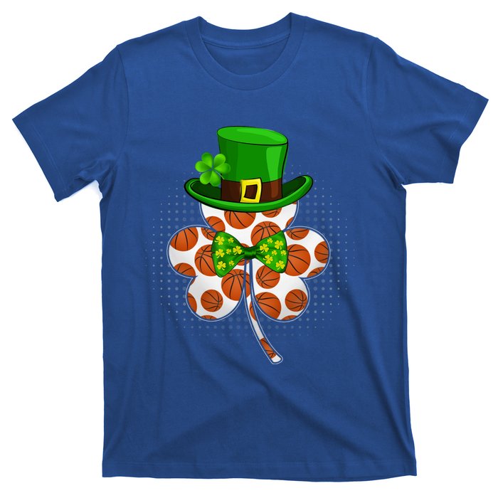 Leprechaun Basketball Shamrock St Patricks Day Irish Gift T-Shirt