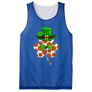 Leprechaun Basketball Shamrock St Patricks Day Irish Gift Mesh Reversible Basketball Jersey Tank