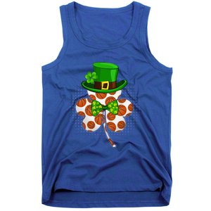 Leprechaun Basketball Shamrock St Patricks Day Irish Gift Tank Top