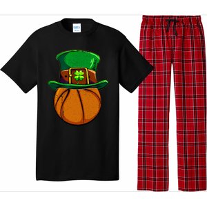 Leprechaun Basketball Shamrock St Patricks Day Irish Gift Cool Gift Pajama Set