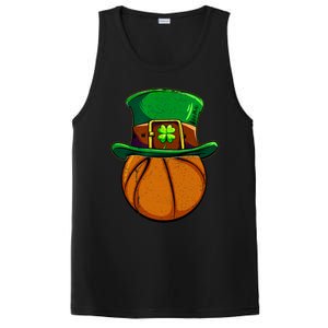 Leprechaun Basketball Shamrock St Patricks Day Irish Gift Cool Gift PosiCharge Competitor Tank