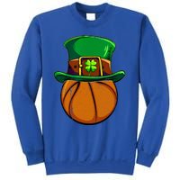 Leprechaun Basketball Shamrock St Patricks Day Irish Gift Cool Gift Sweatshirt