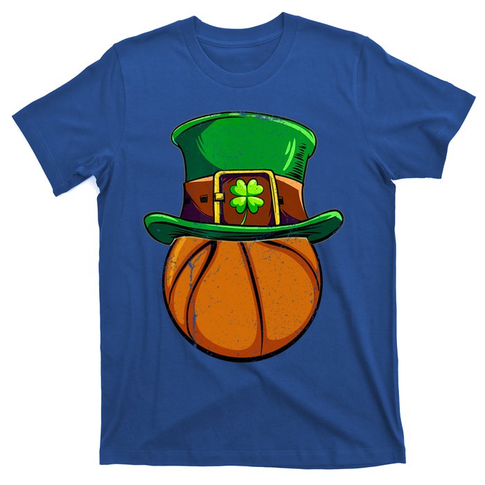 Leprechaun Basketball Shamrock St Patricks Day Irish Gift Cool Gift T-Shirt