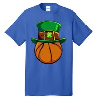 Leprechaun Basketball Shamrock St Patricks Day Irish Gift Cool Gift Tall T-Shirt