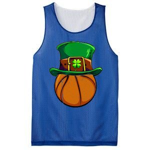 Leprechaun Basketball Shamrock St Patricks Day Irish Gift Cool Gift Mesh Reversible Basketball Jersey Tank