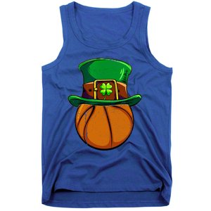 Leprechaun Basketball Shamrock St Patricks Day Irish Gift Cool Gift Tank Top