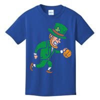 Leprechaun Basketball St Patricks Day Sport Gift Meaningful Gift Kids T-Shirt