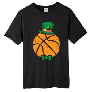 Leprechaun Basketball St Patricks Day Sports Gift Tall Fusion ChromaSoft Performance T-Shirt