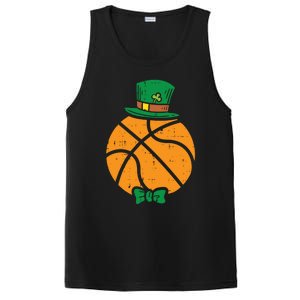 Leprechaun Basketball St Patricks Day Sports Gift PosiCharge Competitor Tank