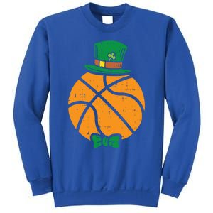 Leprechaun Basketball St Patricks Day Sports Gift Sweatshirt