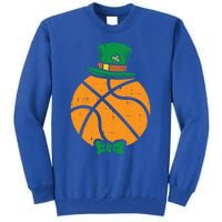 Leprechaun Basketball St Patricks Day Sports Gift Tall Sweatshirt