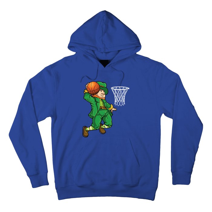 Leprechaun Basketball St Patricks Day Sports Gift Hoodie