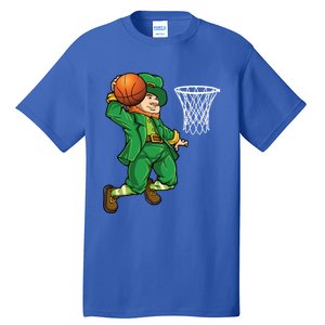 Leprechaun Basketball St Patricks Day Sports Gift Tall T-Shirt