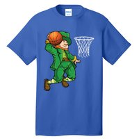 Leprechaun Basketball St Patricks Day Sports Gift Tall T-Shirt