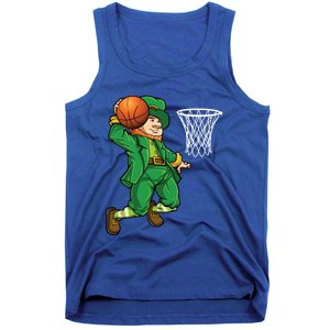 Leprechaun Basketball St Patricks Day Sports Gift Tank Top