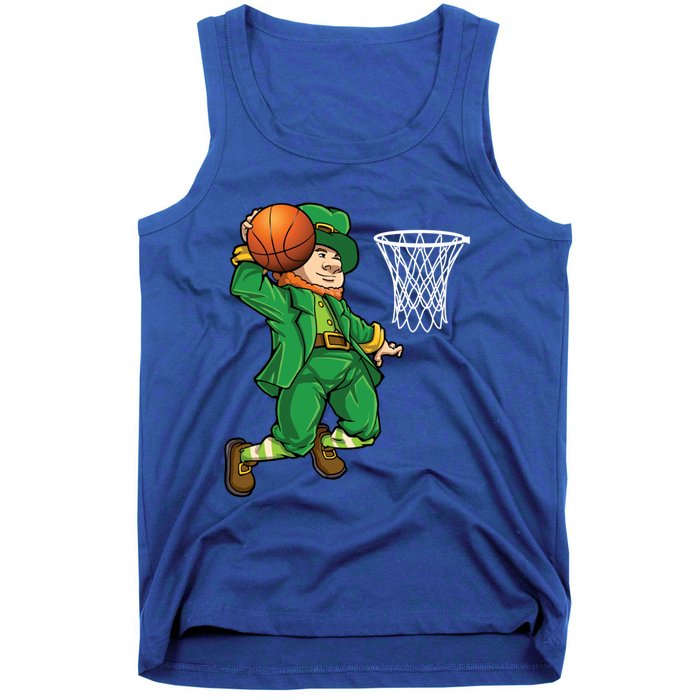 Leprechaun Basketball St Patricks Day Sports Gift Tank Top