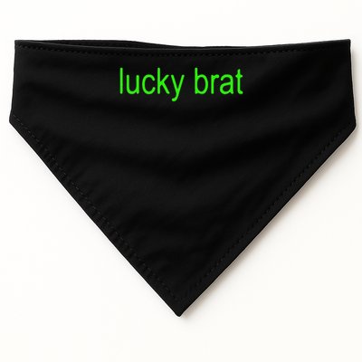 lucky brat st patricks day Gift USA-Made Doggie Bandana