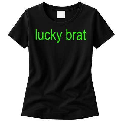 lucky brat st patricks day Gift Womens T-Shirt