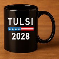 Lincoln Bone Tulsi Gabbard 2028 11oz C Handle Ceramic Mug