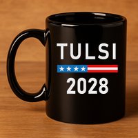 Lincoln Bone Tulsi Gabbard 2028 11oz C Handle Ceramic Mug