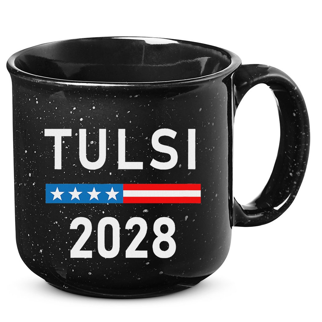 Lincoln Bone Tulsi Gabbard 2028 15oz Campfire Ceramic Mug